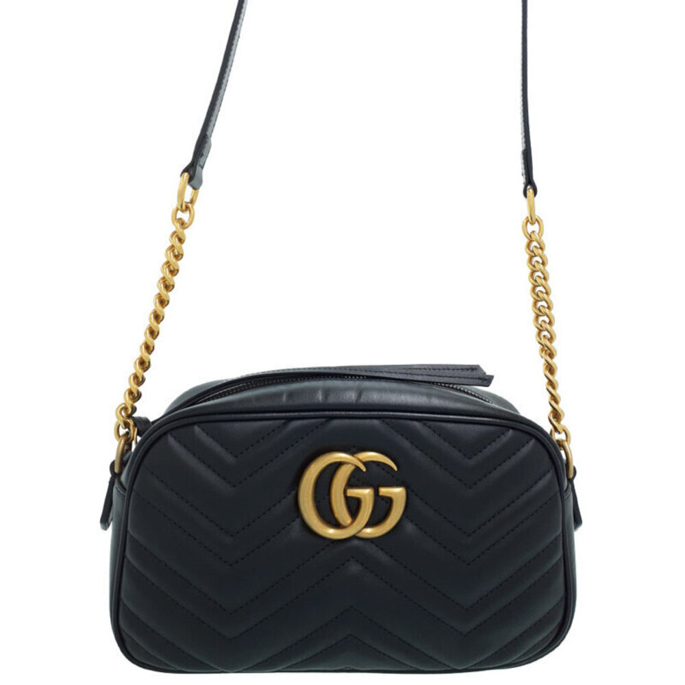 Gucci Marmont Shoulder Chain GG Bag - Picture 2 of 9